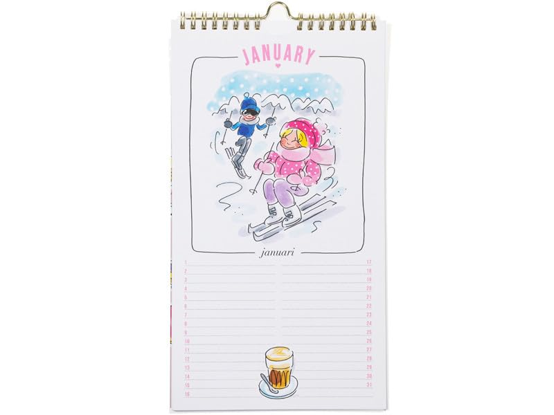 blond-amsterdam-wenskaarten-calendrier-anniversaires-12-mois image 3