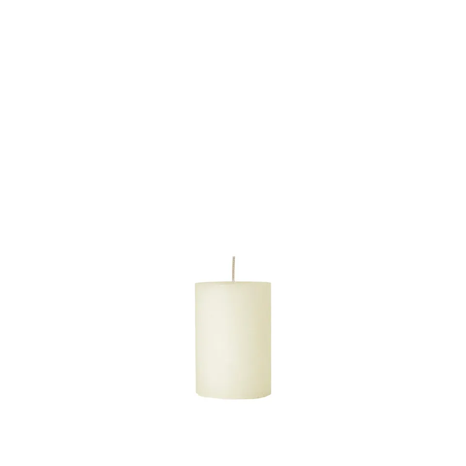 broste-copenhagen-rustic-bougie-pilier-7-x-10-cm-beige image 1