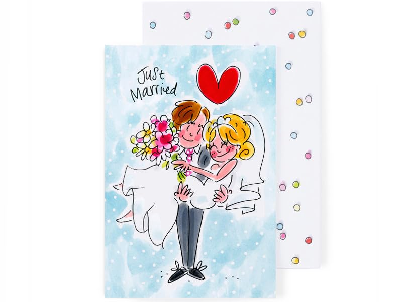 blond-amsterdam-wenskaarten-just-married-carte-mariage-c-ur image 5