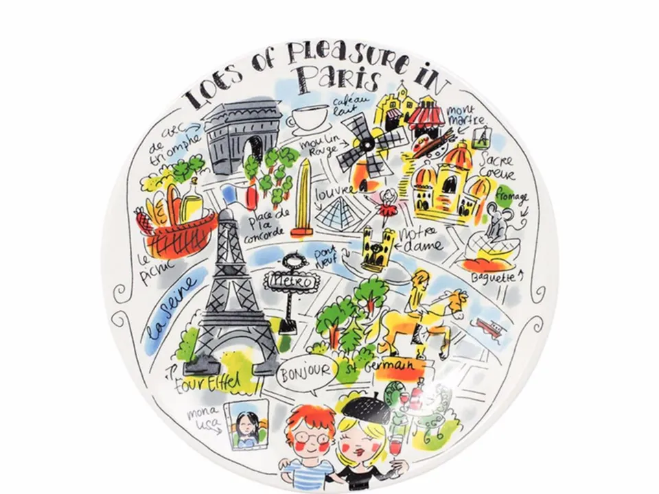 blond-amsterdam-blond-city-assiette-petit-d-jeuner-22-cm-paris image 1