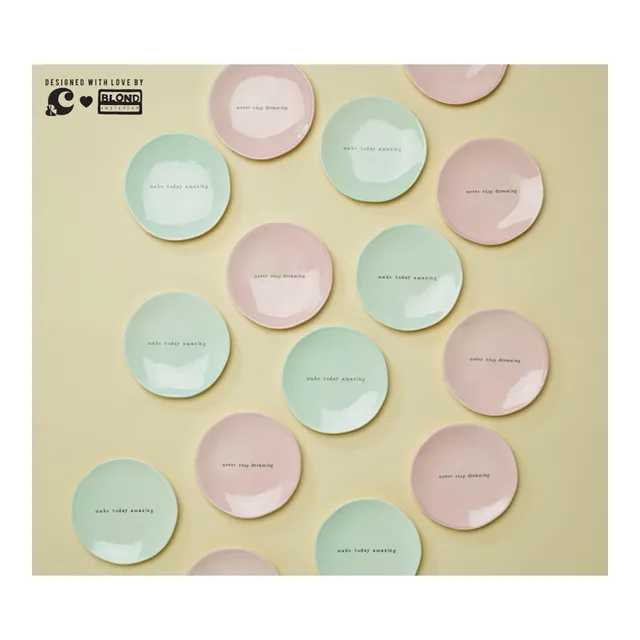 blond-amsterdam-specials-assiette-ne-cesse-jamais-de-r-ver-rose-12-cm image 1