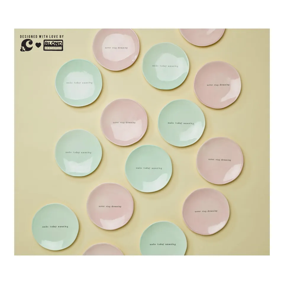 blond-amsterdam-specials-assiette-ne-cesse-jamais-de-r-ver-rose-12-cm image 1
