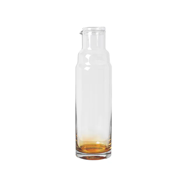 broste-copenhagen-amber-carafe-carafe-verre-ambr-couvercle image 1
