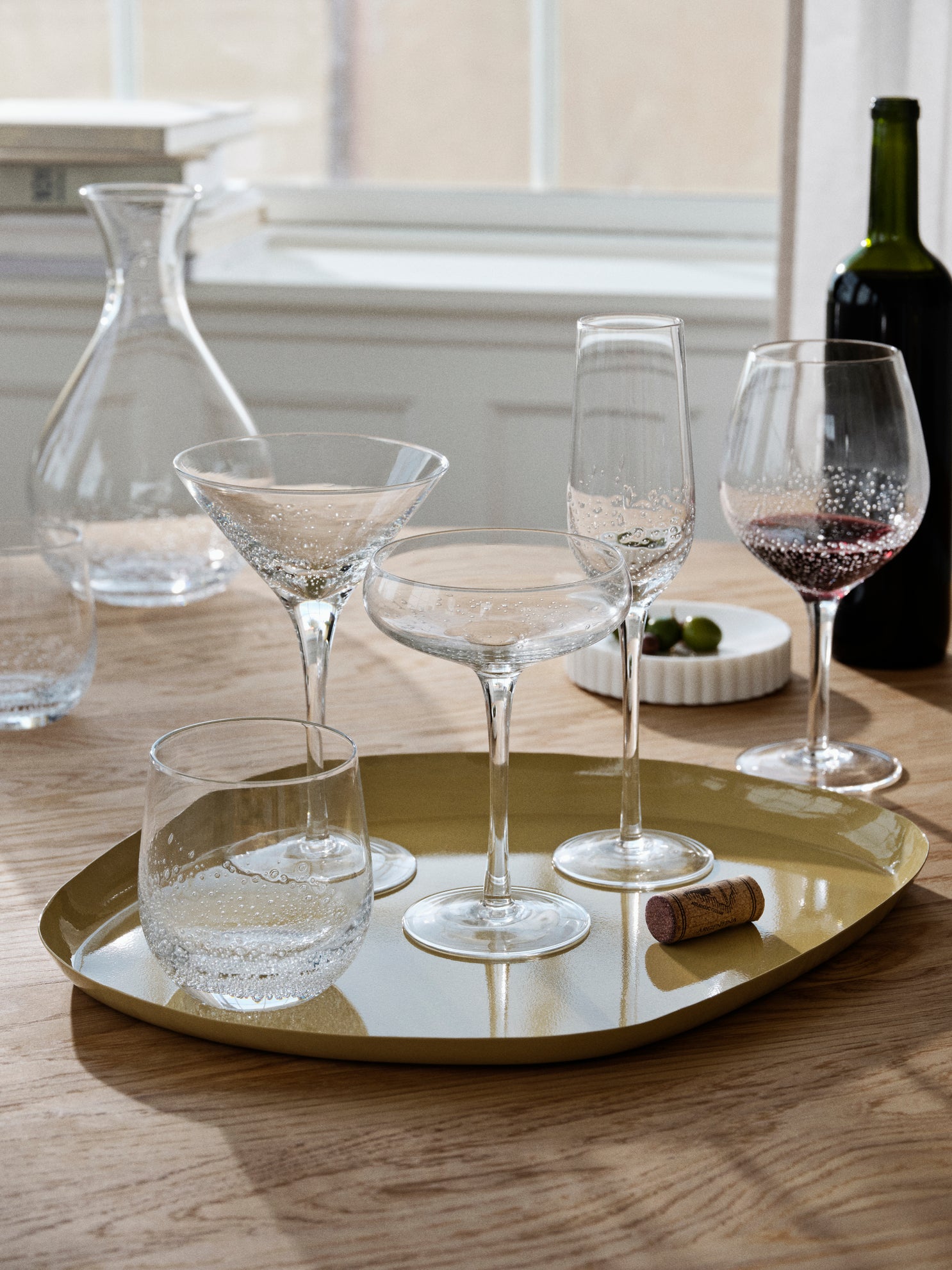 broste-copenhagen-bubble-verre-tumbler-transparent image 2