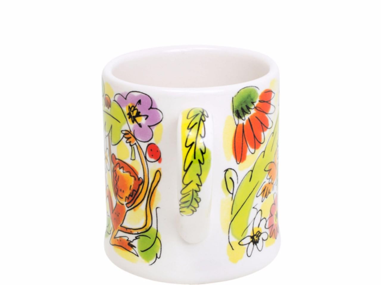 blond-amsterdam-paradise-mini-mug-jaune-0-2l-c-ramique-tropical image 4
