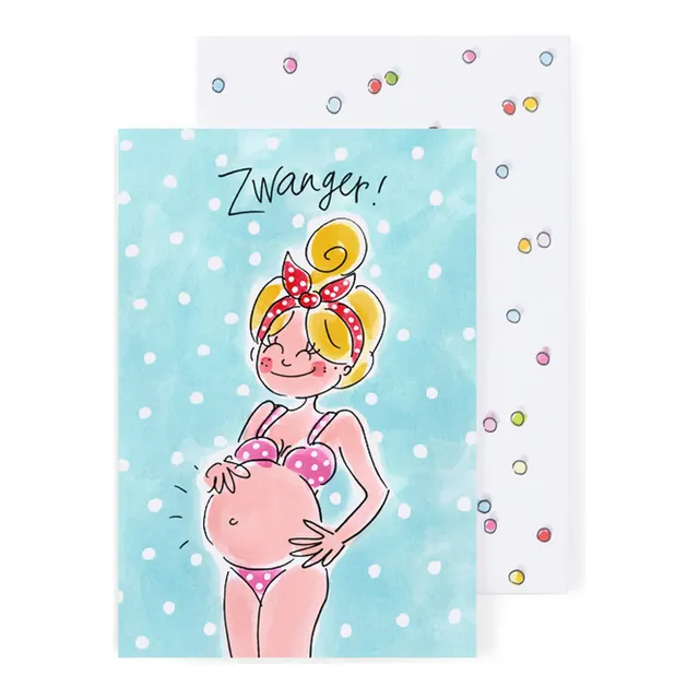 blond-amsterdam-wenskaarten-carte-grossesse-future-maman image 1