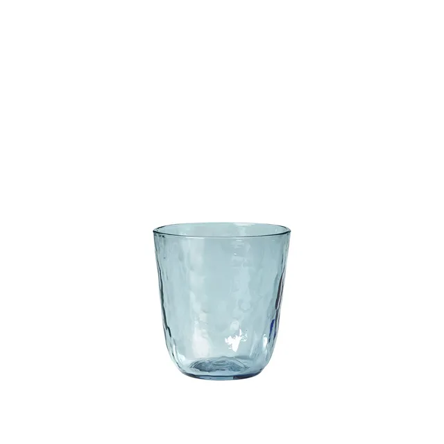 broste-copenhagen-hammered-gobelet-verre-martel-transparent image 1