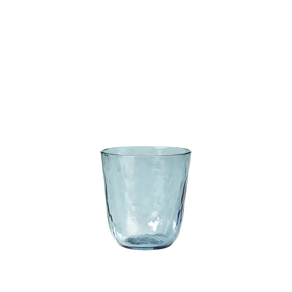 broste-copenhagen-hammered-gobelet-verre-martel-transparent image 1