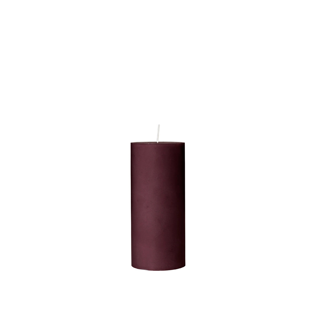 broste-copenhagen-eco-pillar-candle-bougie-pilier-gris-clair-sans-parfum image 1