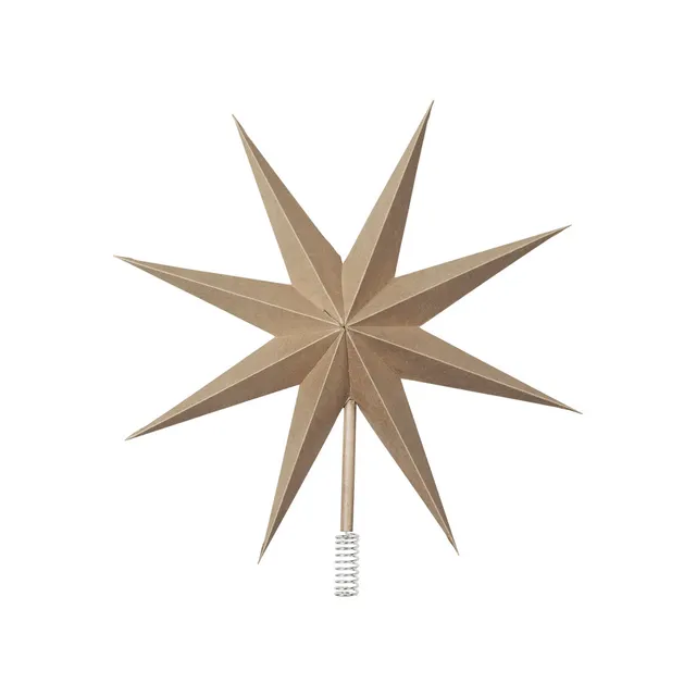 broste-copenhagen-christmas-star-cime-sapin-toile image 1