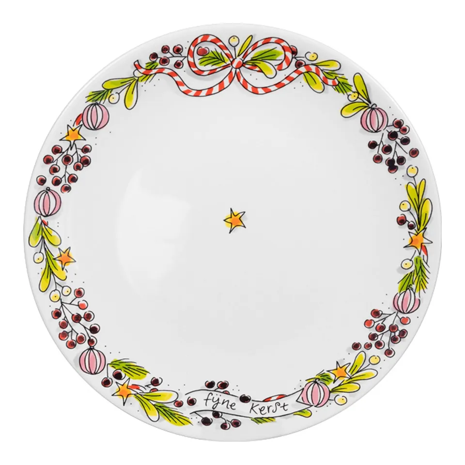 blond-amsterdam-blond-kerst-assiette-no-l-26-cm-c-ramique-festive image 1