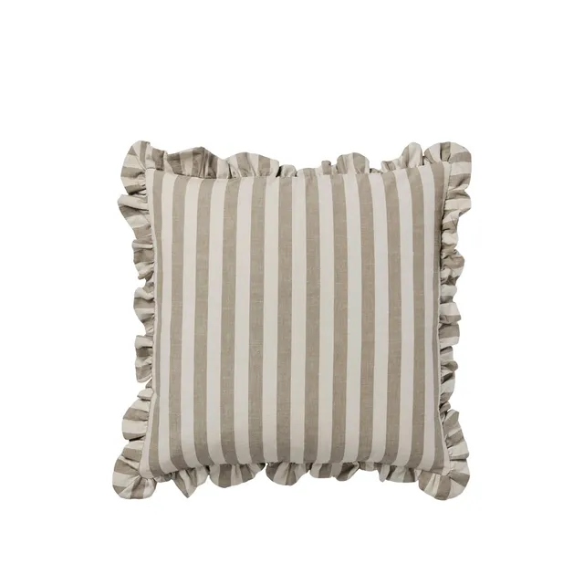broste-copenhagen-ina-housse-de-coussin-coton-50x50-beige image 1