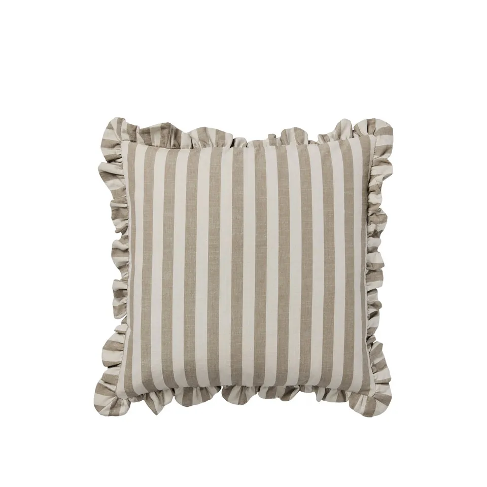 broste-copenhagen-ina-housse-de-coussin-coton-50x50-beige image 1