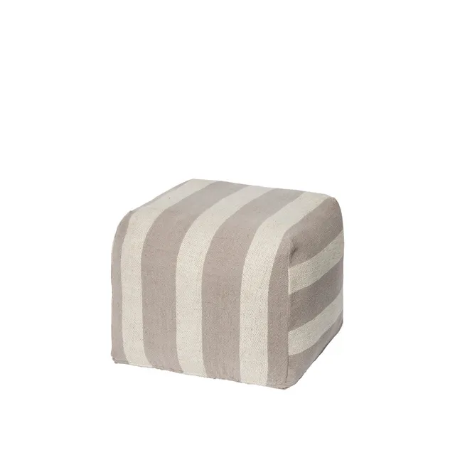 broste-copenhagen-sigrid-pouf-salon-tissu-rond image 1