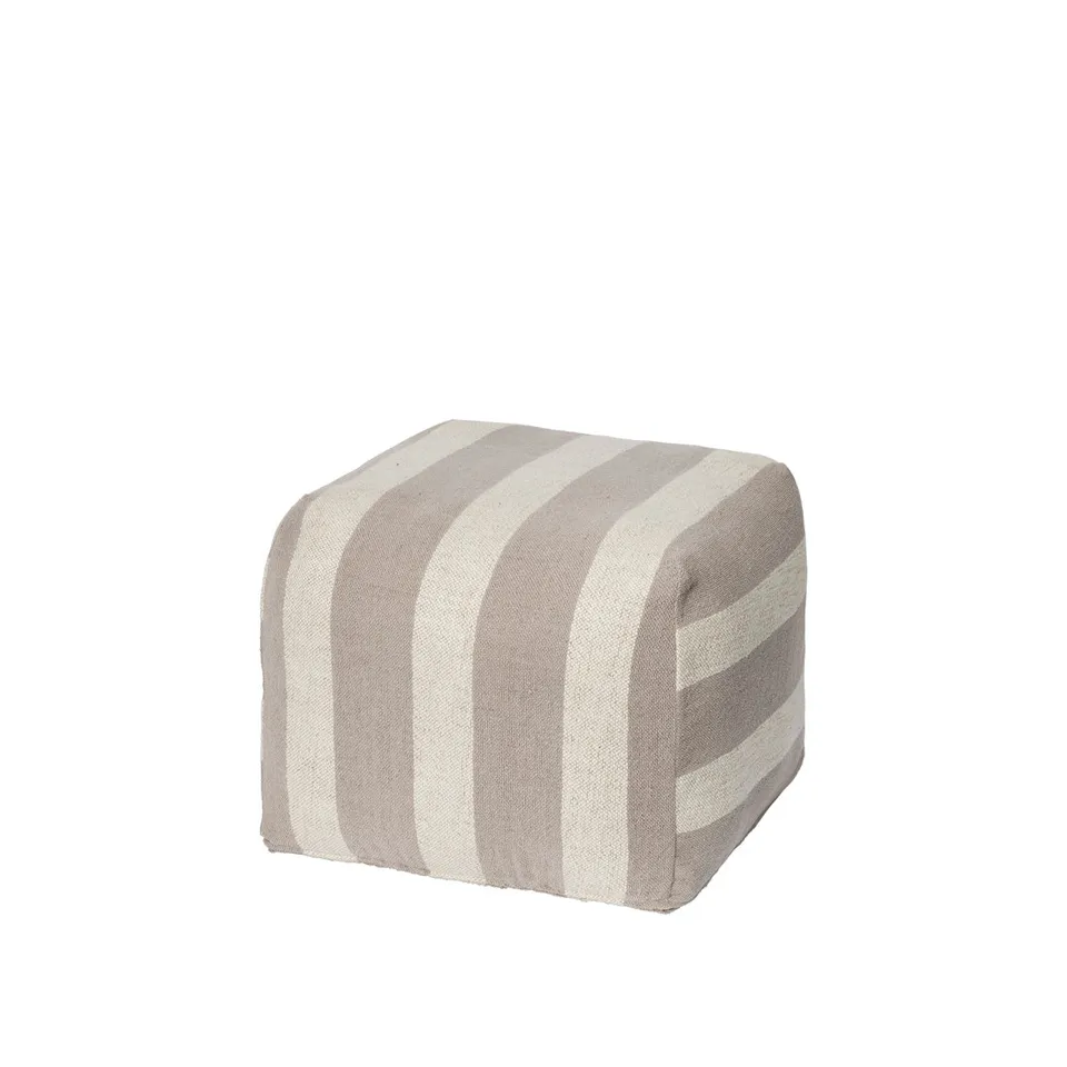 broste-copenhagen-sigrid-pouf-salon-tissu-rond image 1