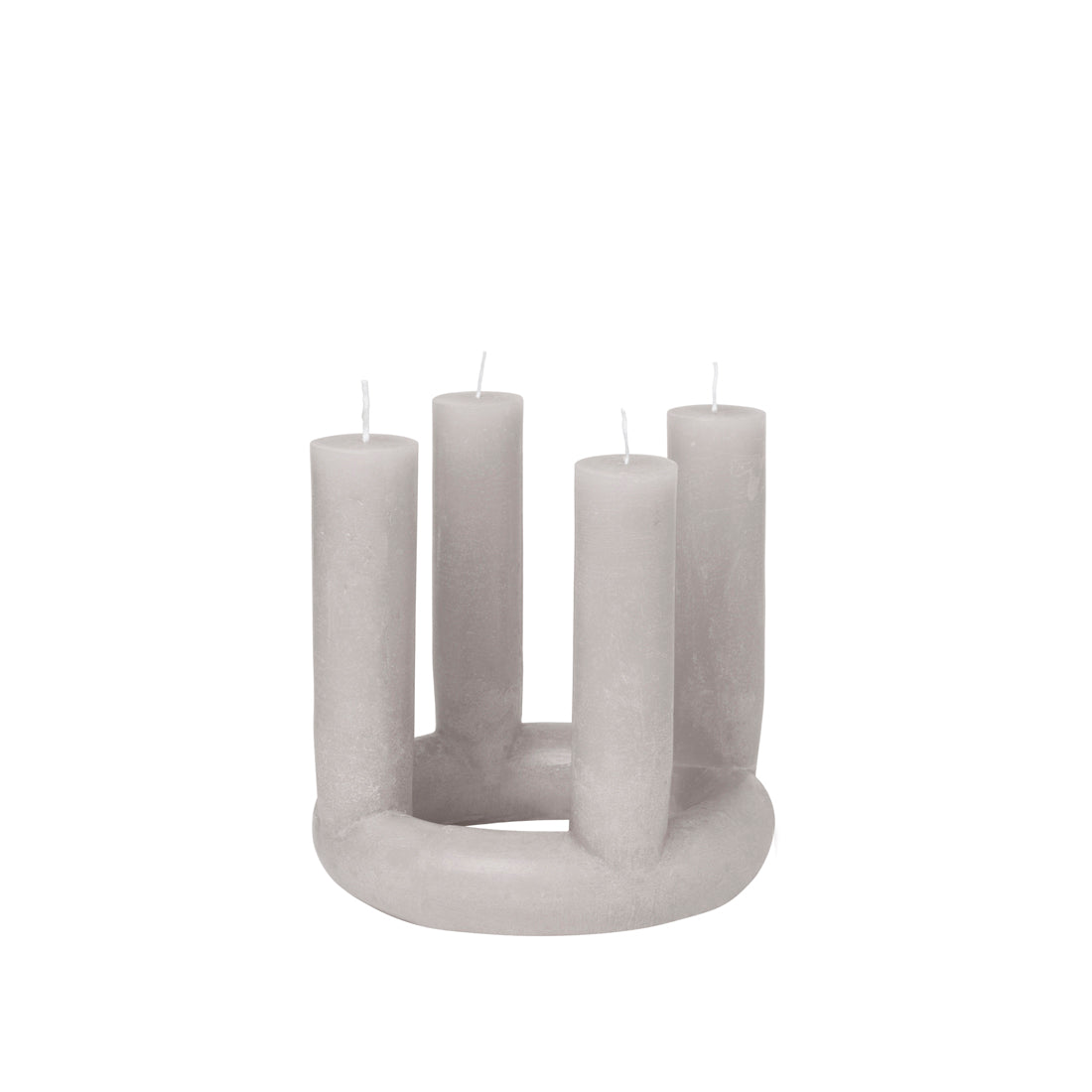 broste-copenhagen-lucille-bougie-sculpture-blanche-st-arine image 1