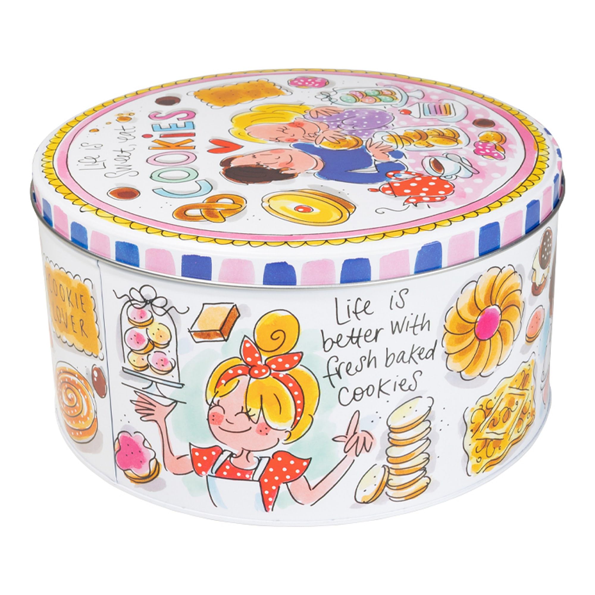blond-amsterdam-everyday-bo-te-biscuits-ronde-20-cm-m-tal-d-cor-e image 2