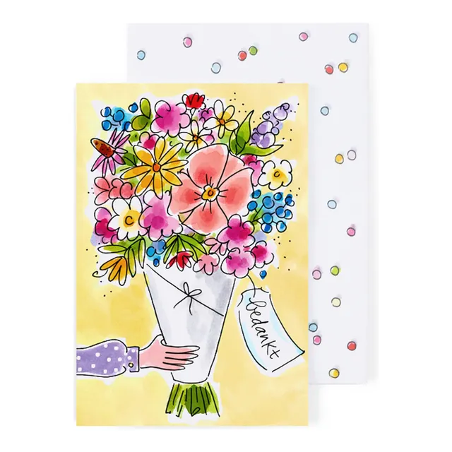blond-amsterdam-wenskaarten-carte-remerciement-bouquet-fleurs-enveloppe image 1
