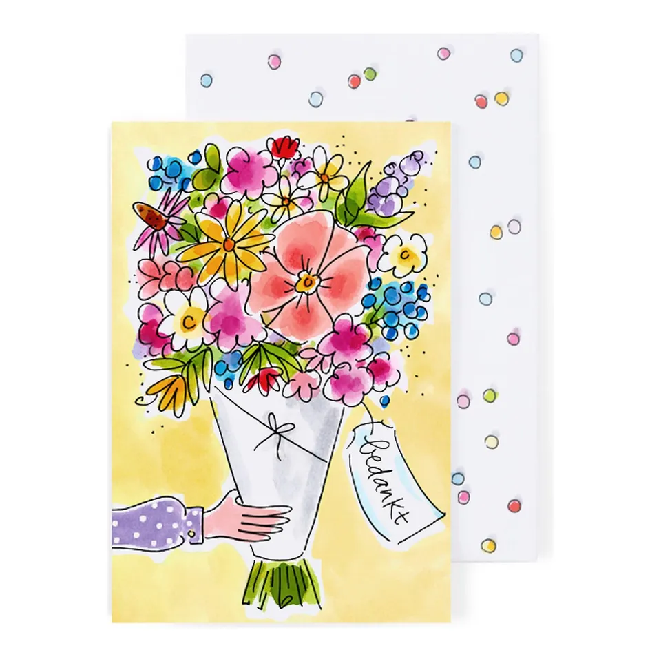 blond-amsterdam-wenskaarten-carte-remerciement-bouquet-fleurs-enveloppe image 1