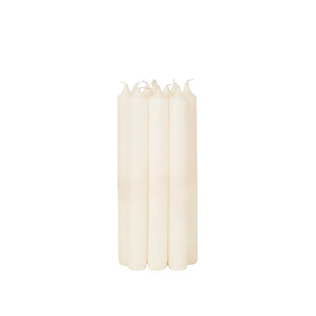 broste-copenhagen-soft-bougie-chandelle-32-cm-blanc image 1