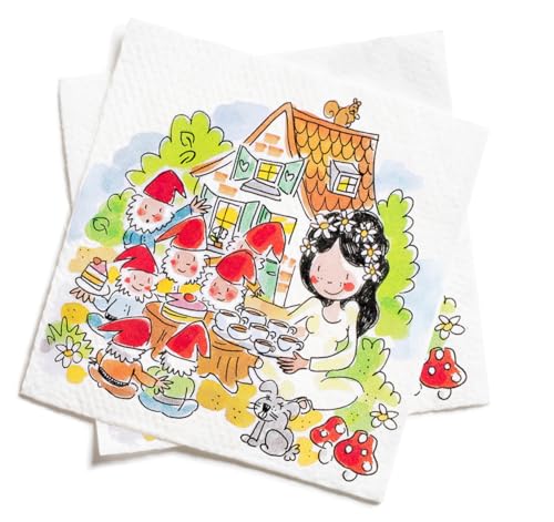 blond-amsterdam-efteling-serviettes-papier-20x-33-cm-contes-de-f-es image 2