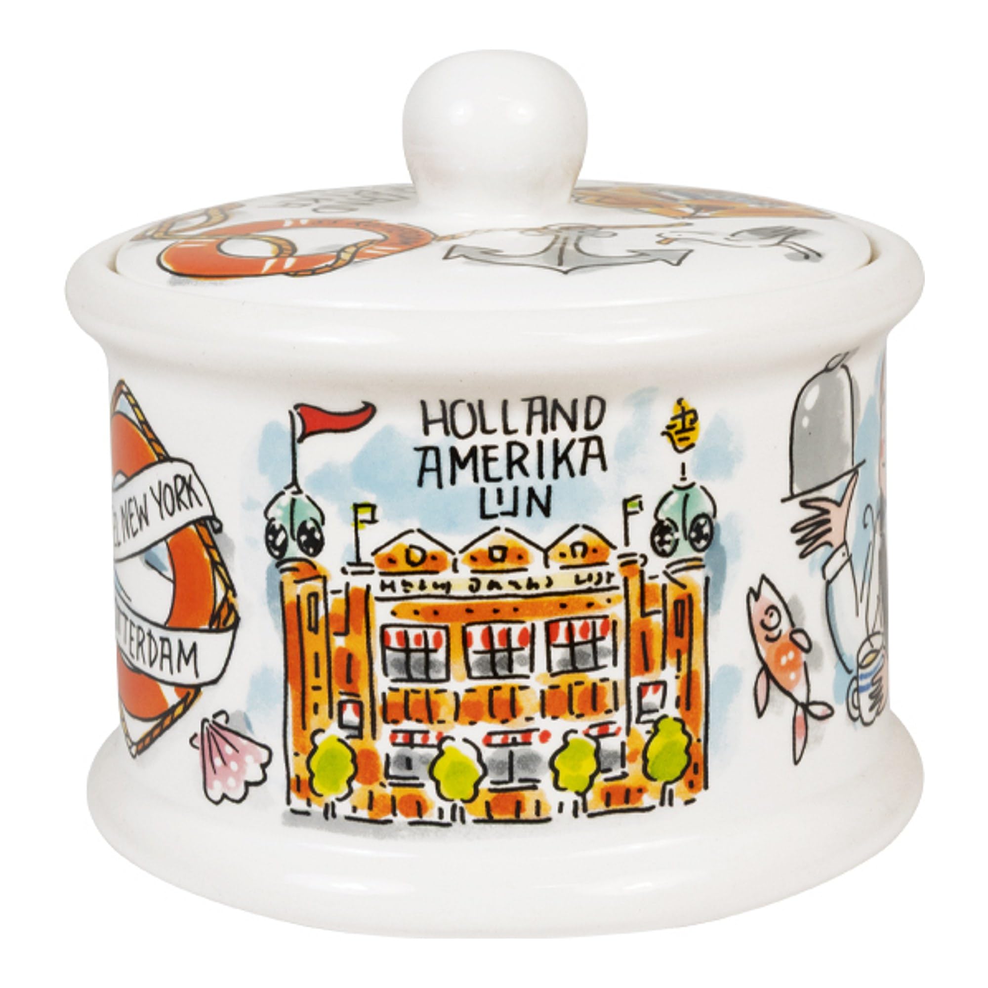 blond-amsterdam-holland-amerika-lijn-pot-conservation-12-5-cm-rotterdam image 2