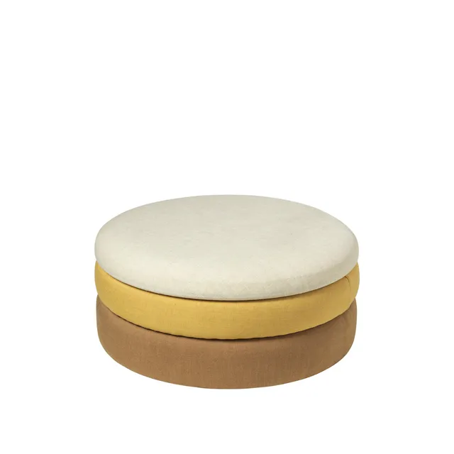 broste-copenhagen-pond-pouf-rond-tissu-2 image 1