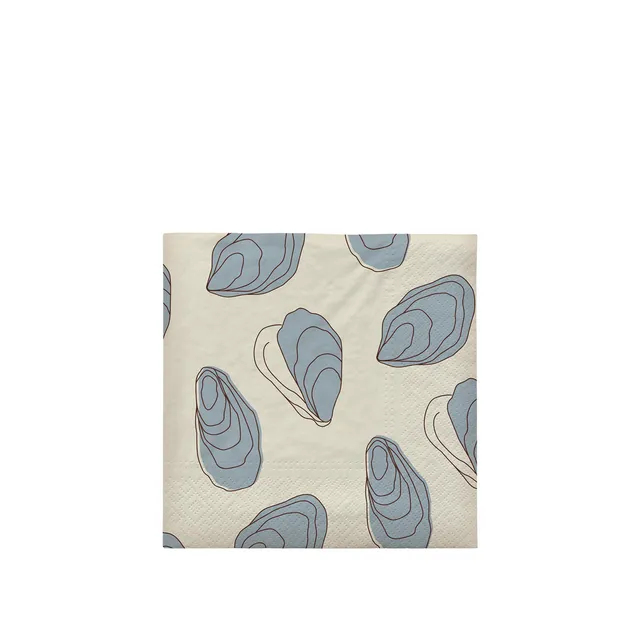 broste-copenhagen-oyster-serviette-papier-blanche-lot image 1