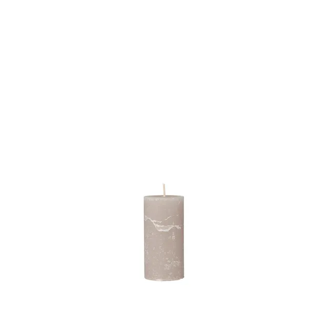 broste-copenhagen-rustic-bougie-pilier-beige image 1