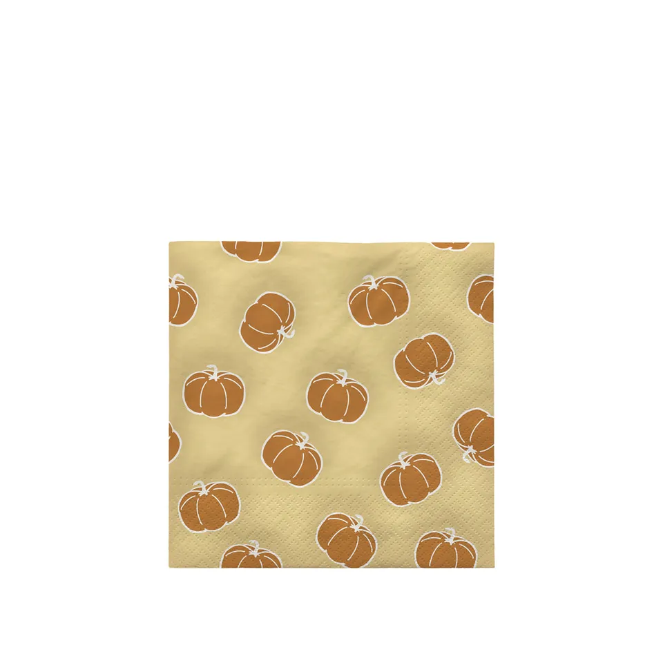 broste-copenhagen-pumpkin-serviette-papier-citrouille-2 image 1