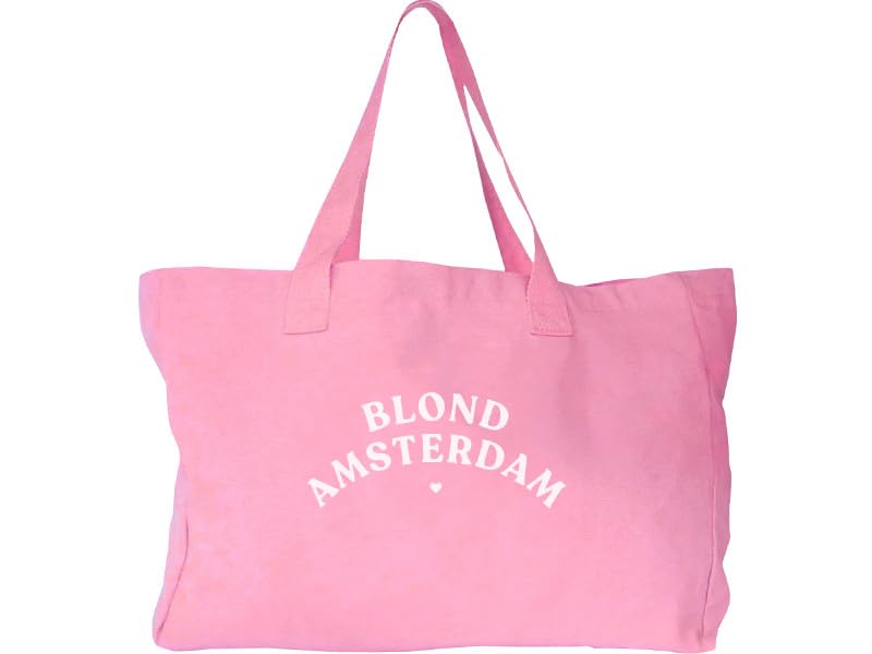 blond-amsterdam-everyday-sac-shopping-toile-rose-coton image 3
