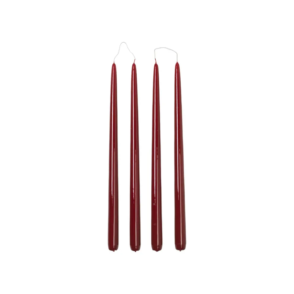 broste-copenhagen-smooth-glossy-bougie-chandelle-lisse image 1