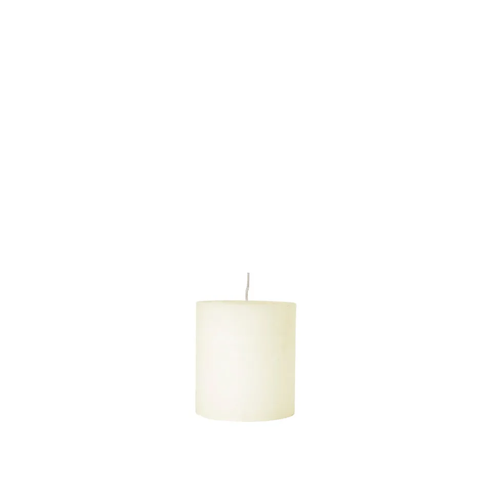 broste-copenhagen-rustic-bougie-pilier-moyen-ivoire image 1
