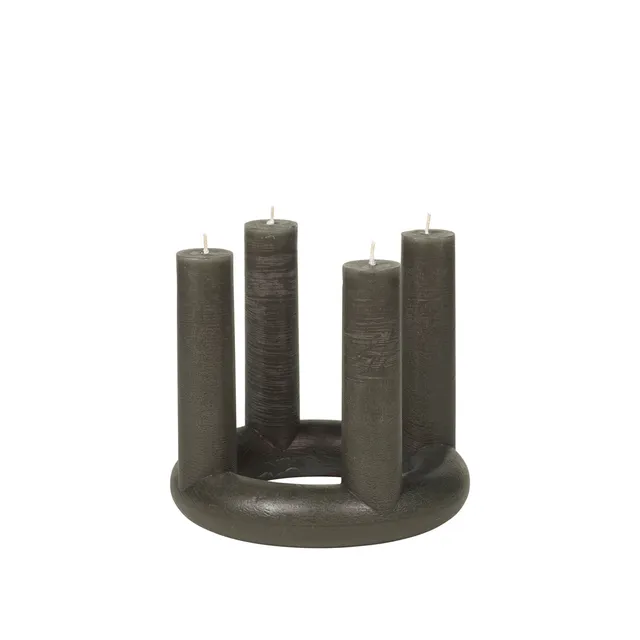 broste-copenhagen-lucille-bougie-sculpturale-blanche image 1