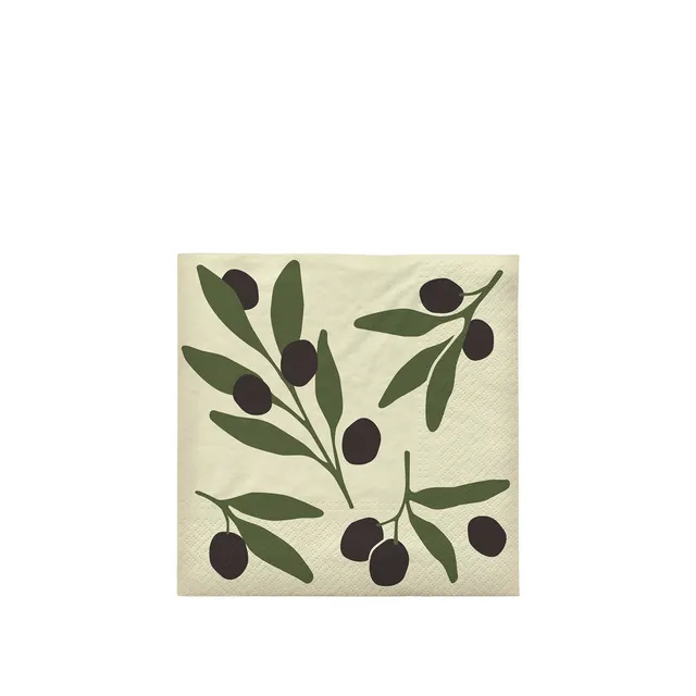 broste-copenhagen-olive-serviette-papier-art-de-la-table image 1
