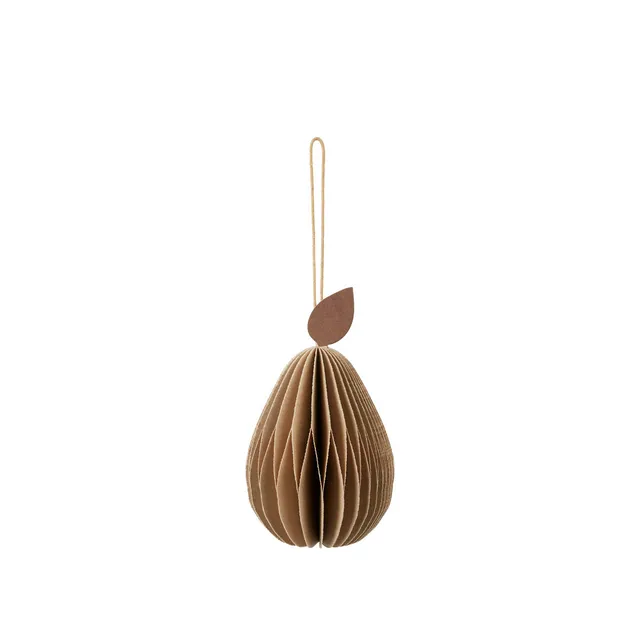 broste-copenhagen-christmas-pear-ornement-sapin-poire-verre image 1