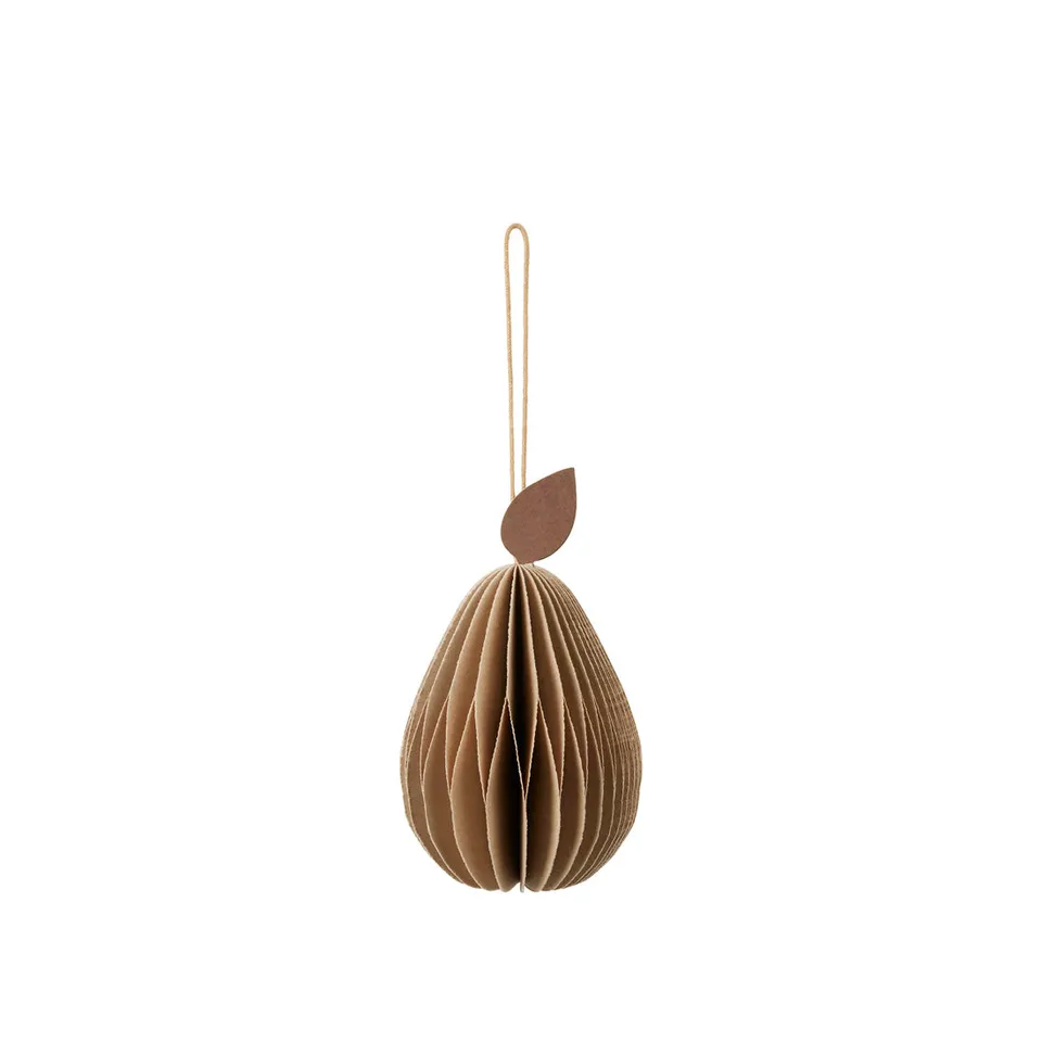broste-copenhagen-christmas-pear-ornement-sapin-poire-verre image 1