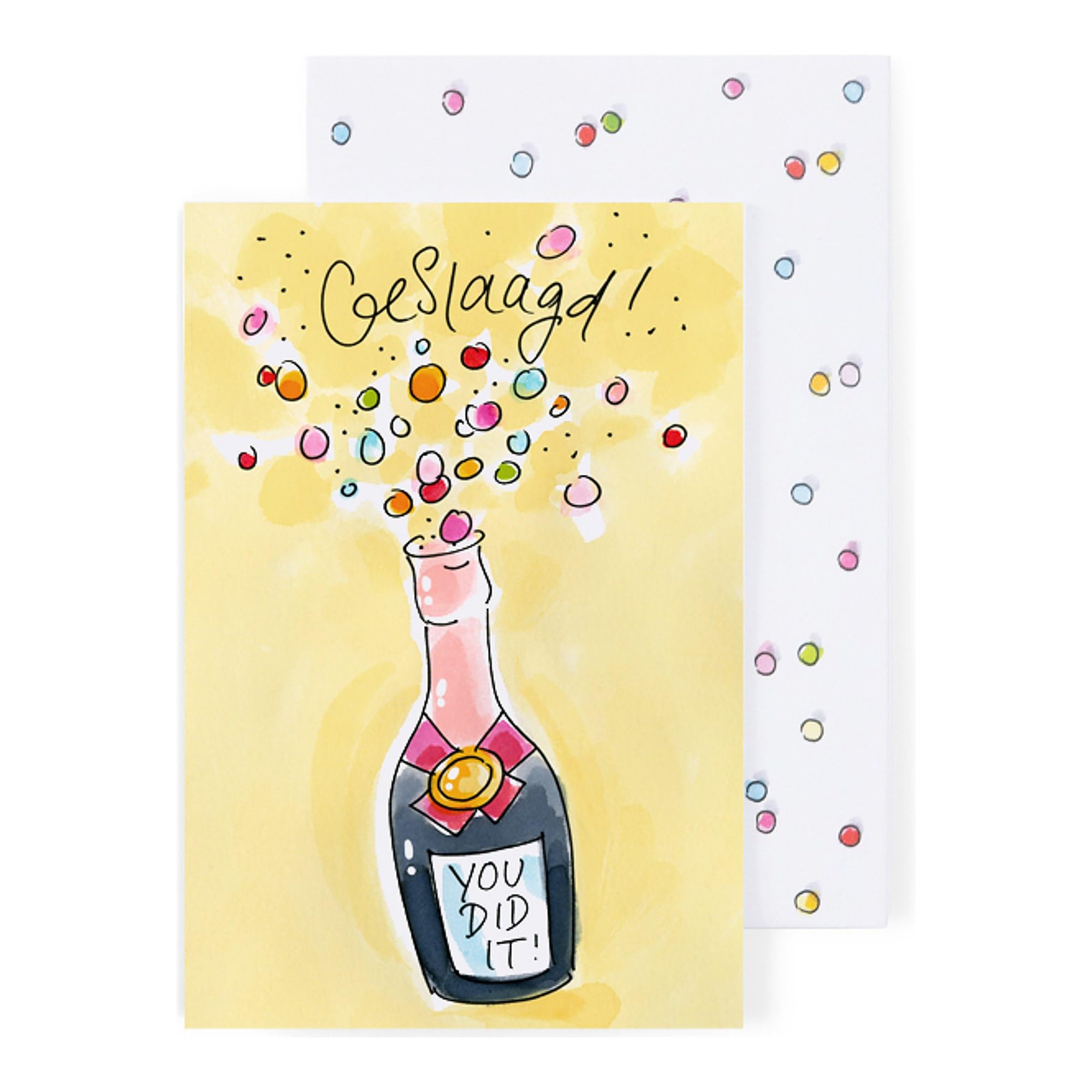 blond-amsterdam-wenskaarten-you-did-it-carte-dipl-me-champagne image 1