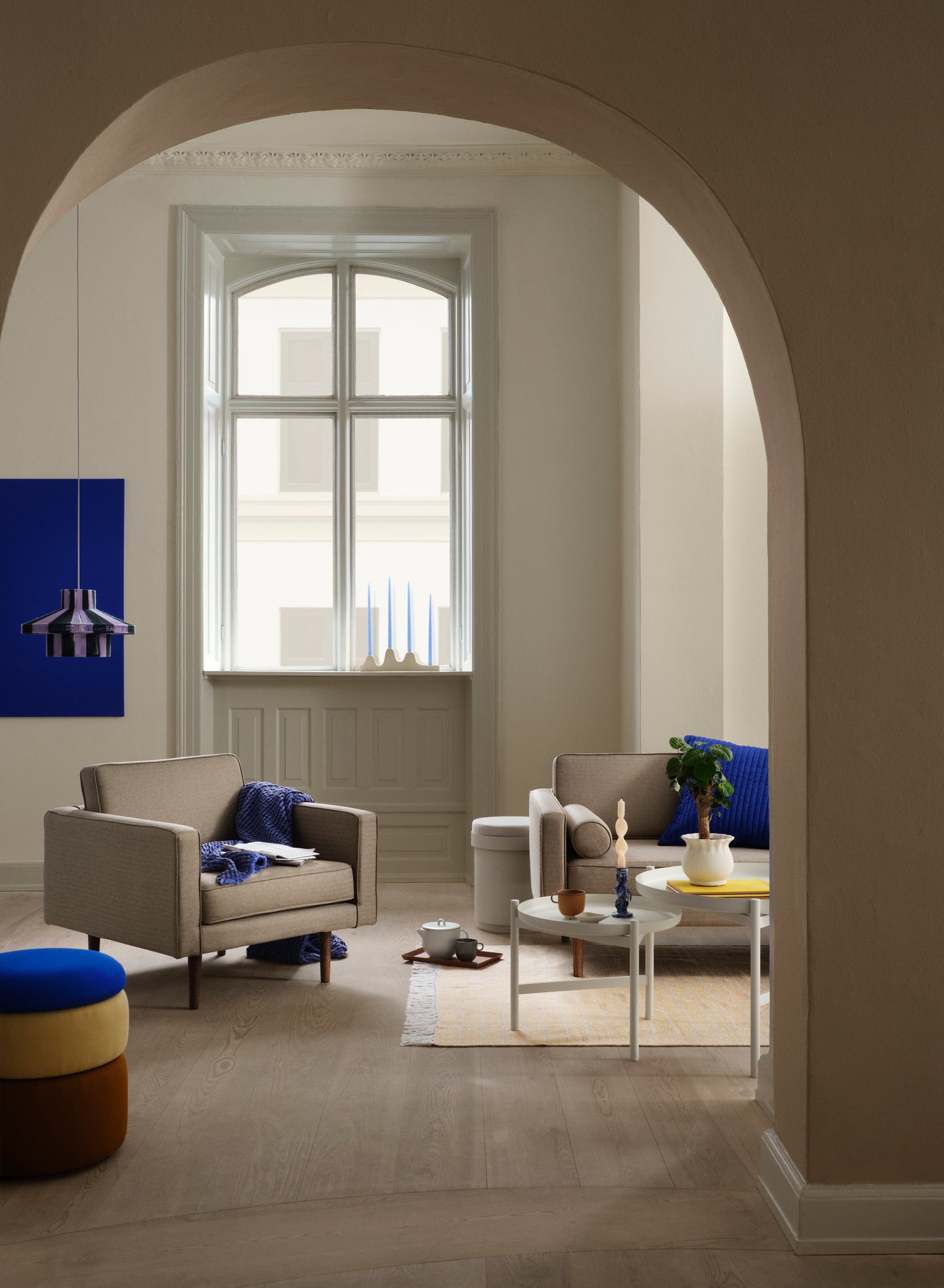 broste-copenhagen-diana-abat-jour-suspension-plafond-2 image 2