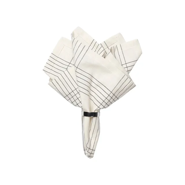 broste-copenhagen-alice-serviette-de-table-coton-beige image 1