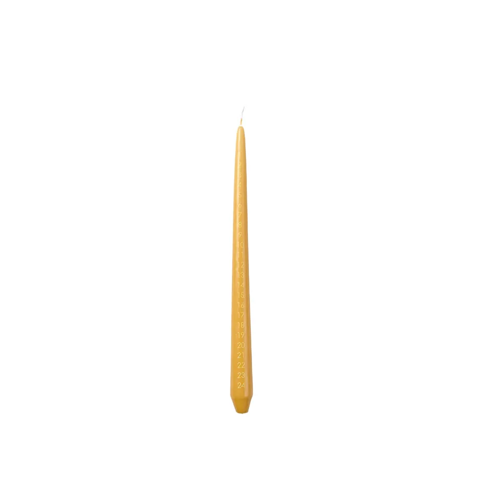 broste-copenhagen-christmas-taper-calendar-candle-bougie image 1