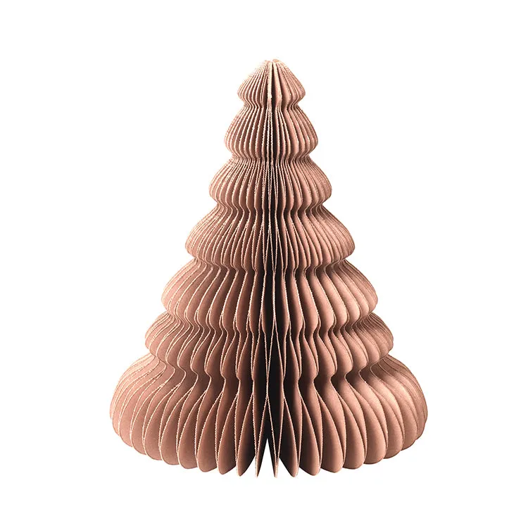 broste-copenhagen-christmas-honeycomb-sapin-de-no-l-papier image 1