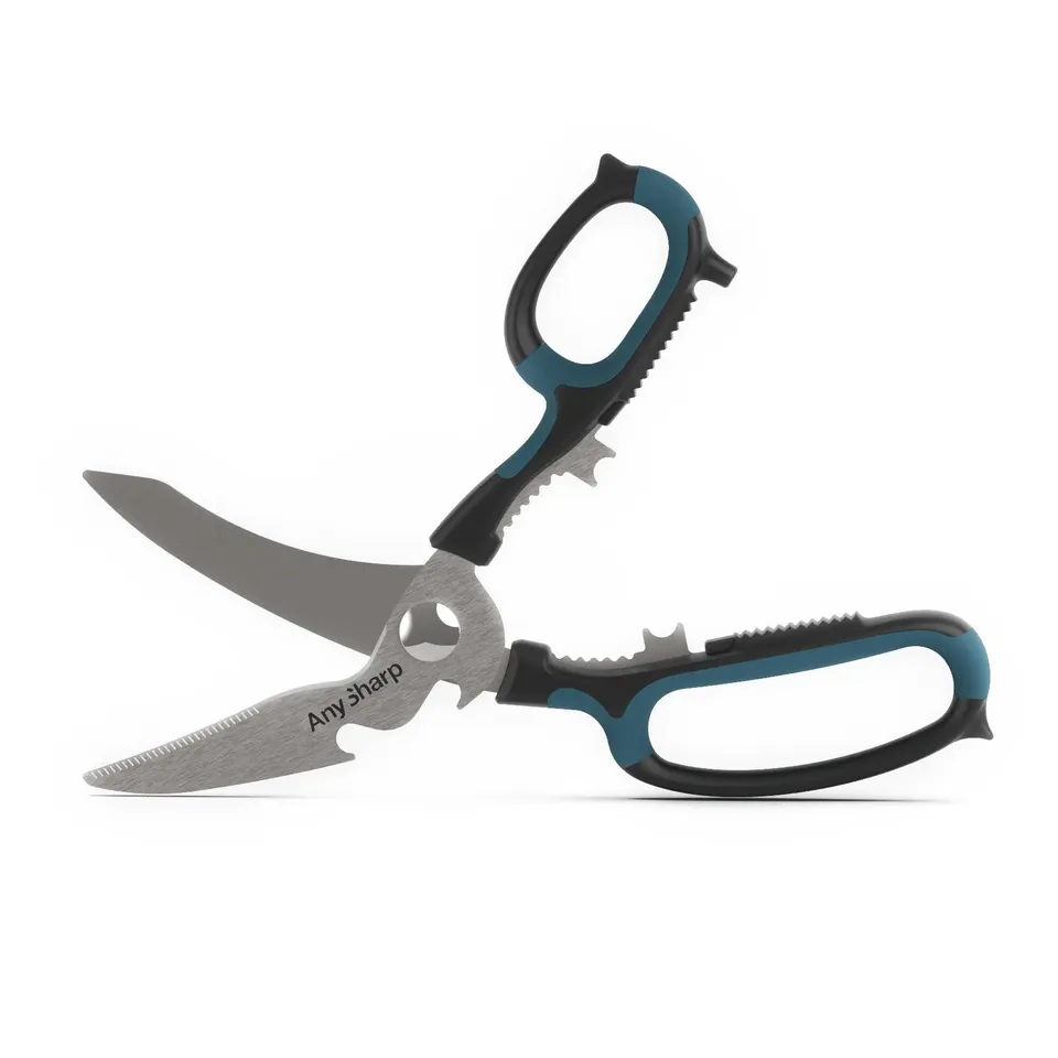 anysharp-scissors-ciseaux-multifonction-5-en-1-bleu-acier image 1