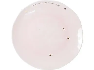 blond-amsterdam-blond-c-assiette-d-ner-26-cm-rose-pastel-toiles-or image 1