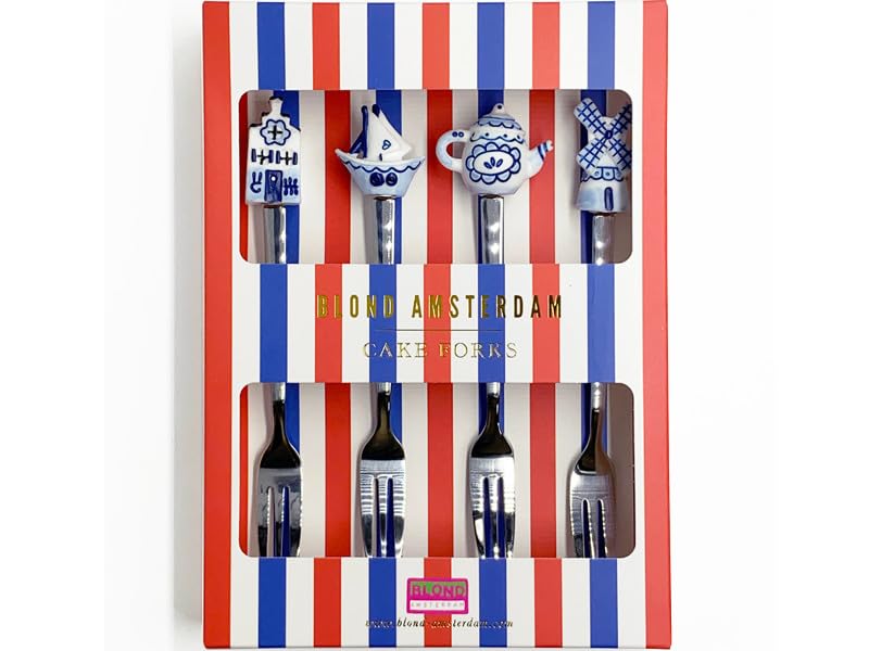 blond-amsterdam-delfts-blond-set-4-fourchettes-g-teau-inox image 5