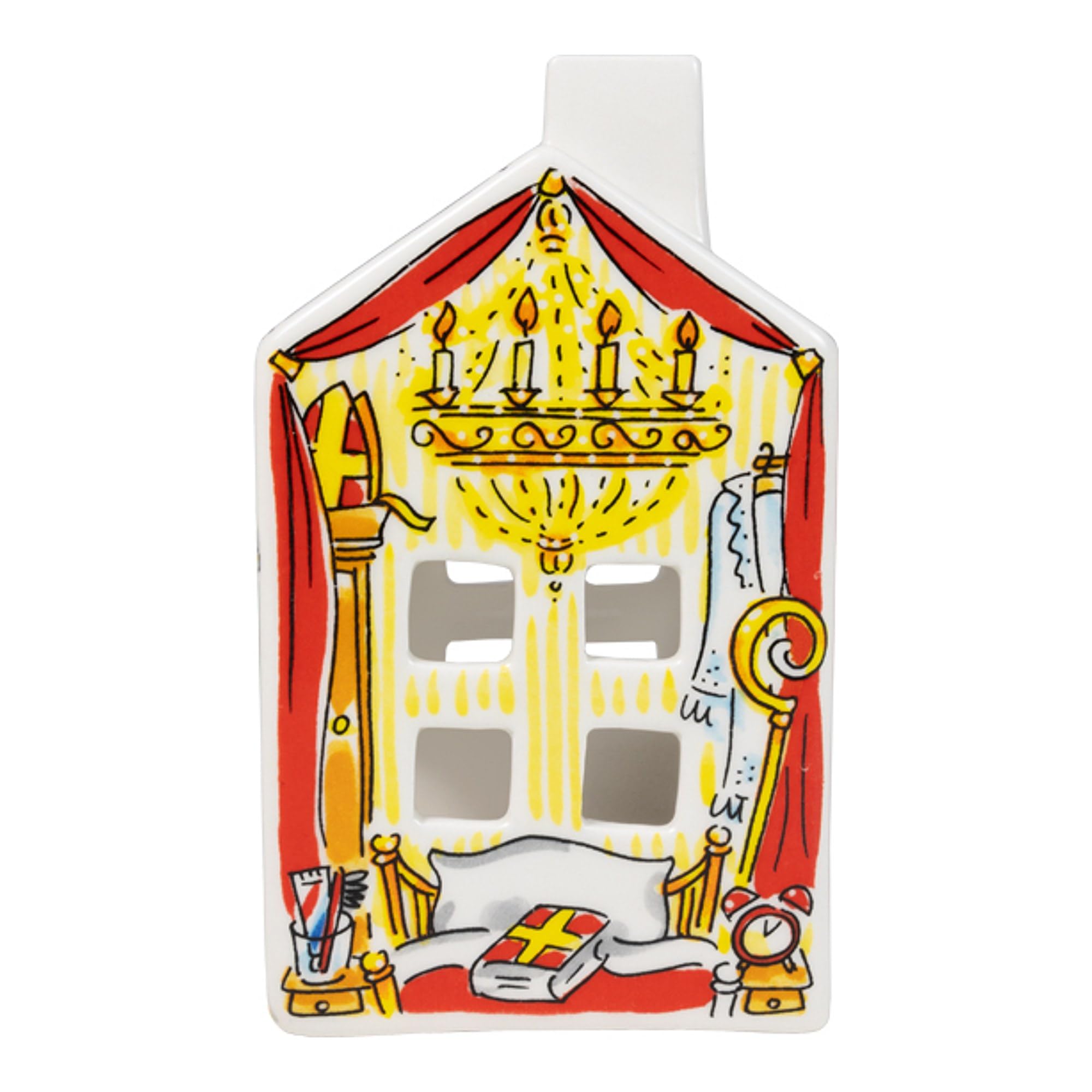 blond-amsterdam-blond-sinterklaas-maison-photophore-c-ramique-saint-nicolas image 4