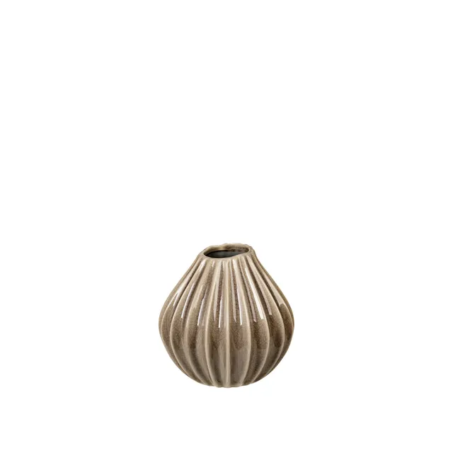 broste-copenhagen-wide-vase-s-vase-gr-s-beige image 1