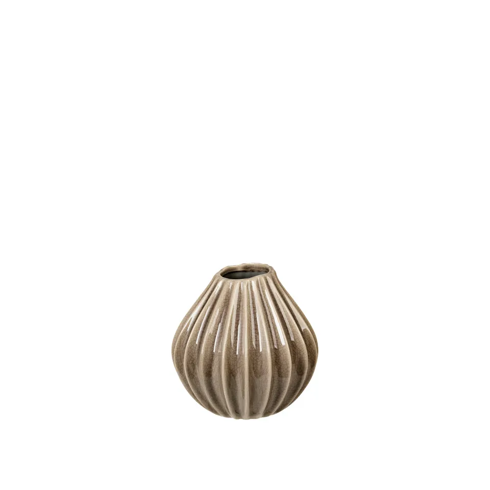 broste-copenhagen-wide-vase-s-vase-gr-s-beige image 1