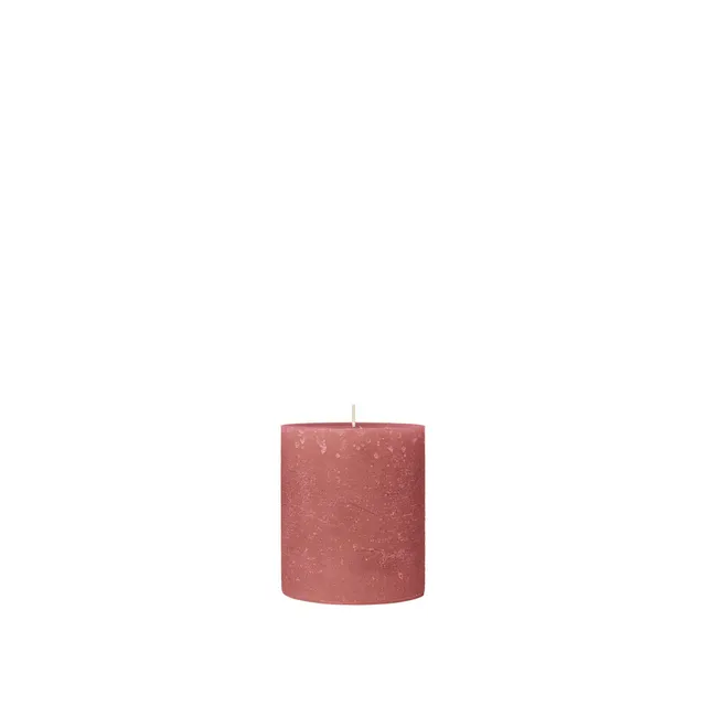 broste-copenhagen-rustic-bougie-pilier-blanc-13-cm image 1
