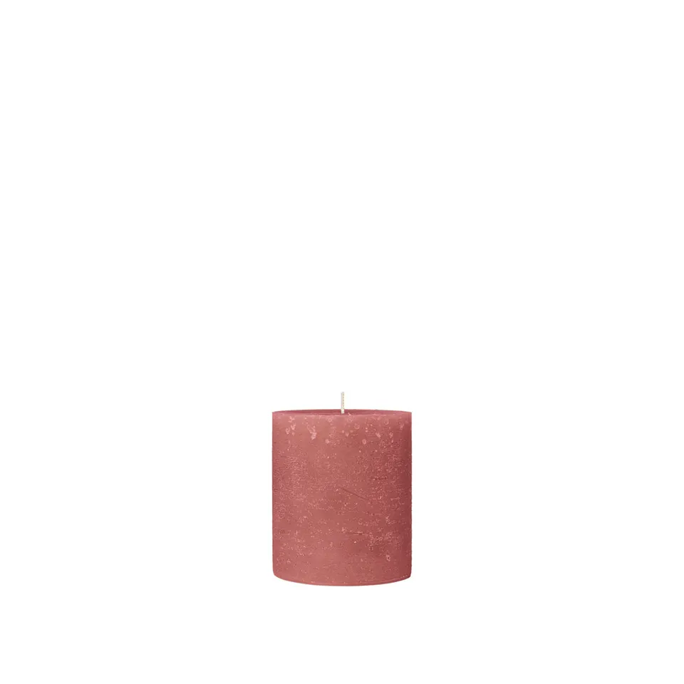 broste-copenhagen-rustic-bougie-pilier-blanc-13-cm image 1